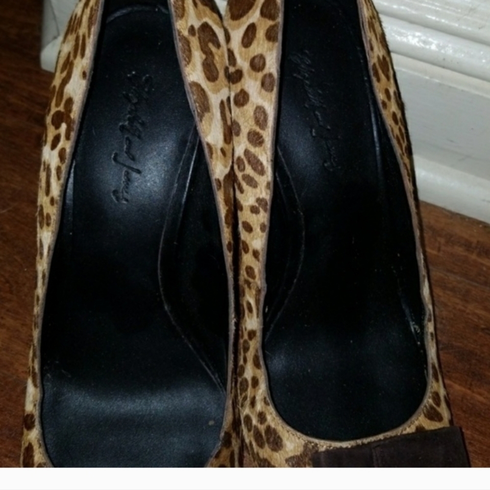 Elizabeth & James Cheetah print Pumps 9.5 - Picture 11 of 12